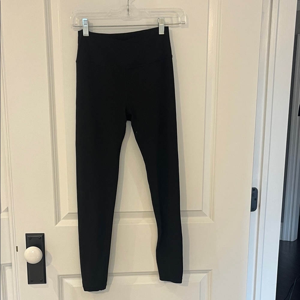 Athleta Black Transcend Crossover 7/8 Leggings
